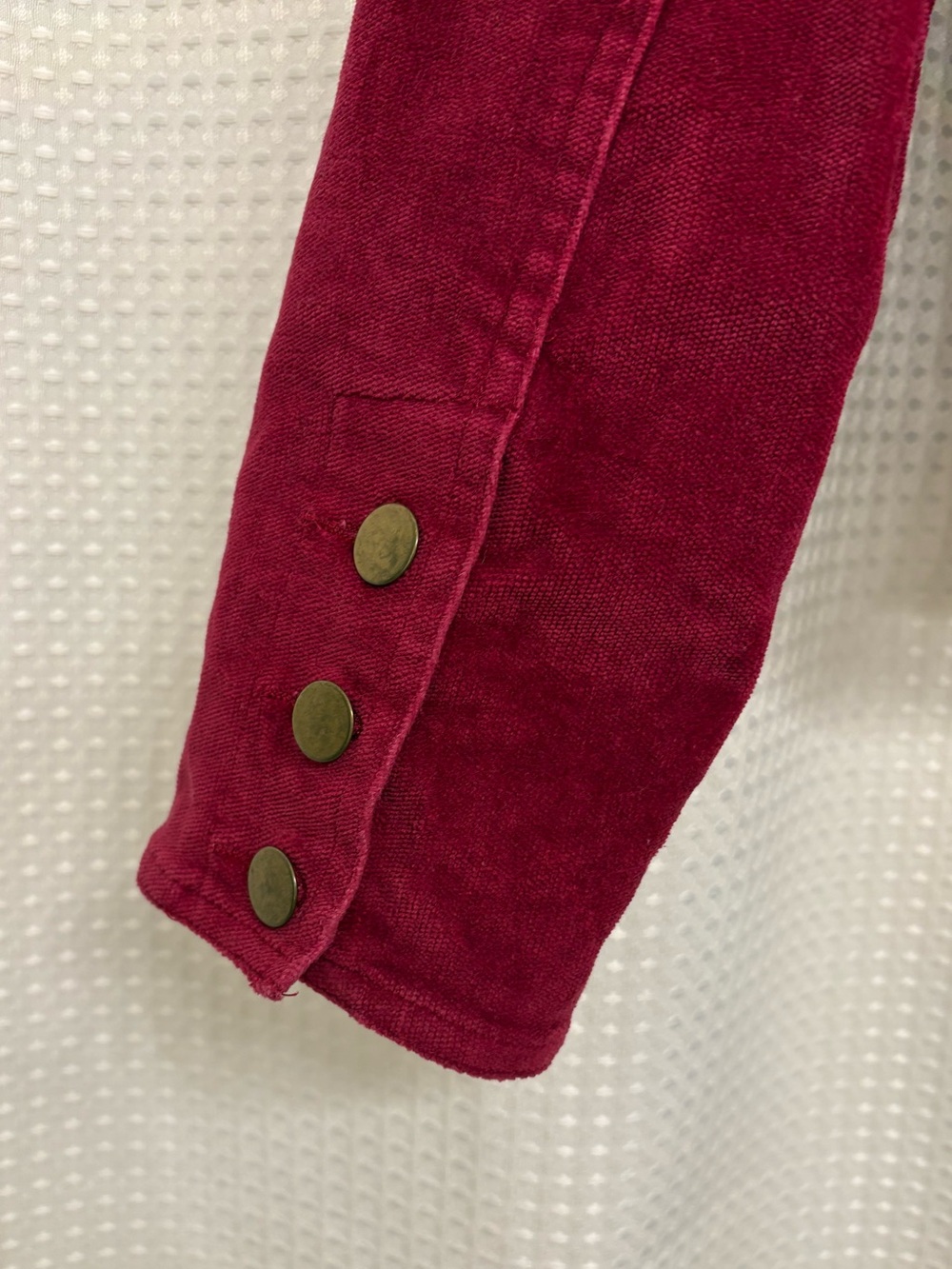 Red Rover Y2K Raspberry Velvet Fitted Blazer Jacket - Picture 5 of 8